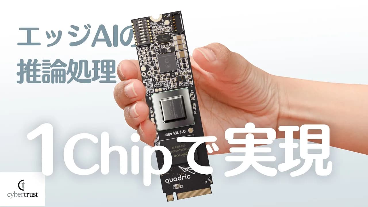サイバートラスト with quadric が提供するセキュアエッジ AI プラットフォーム